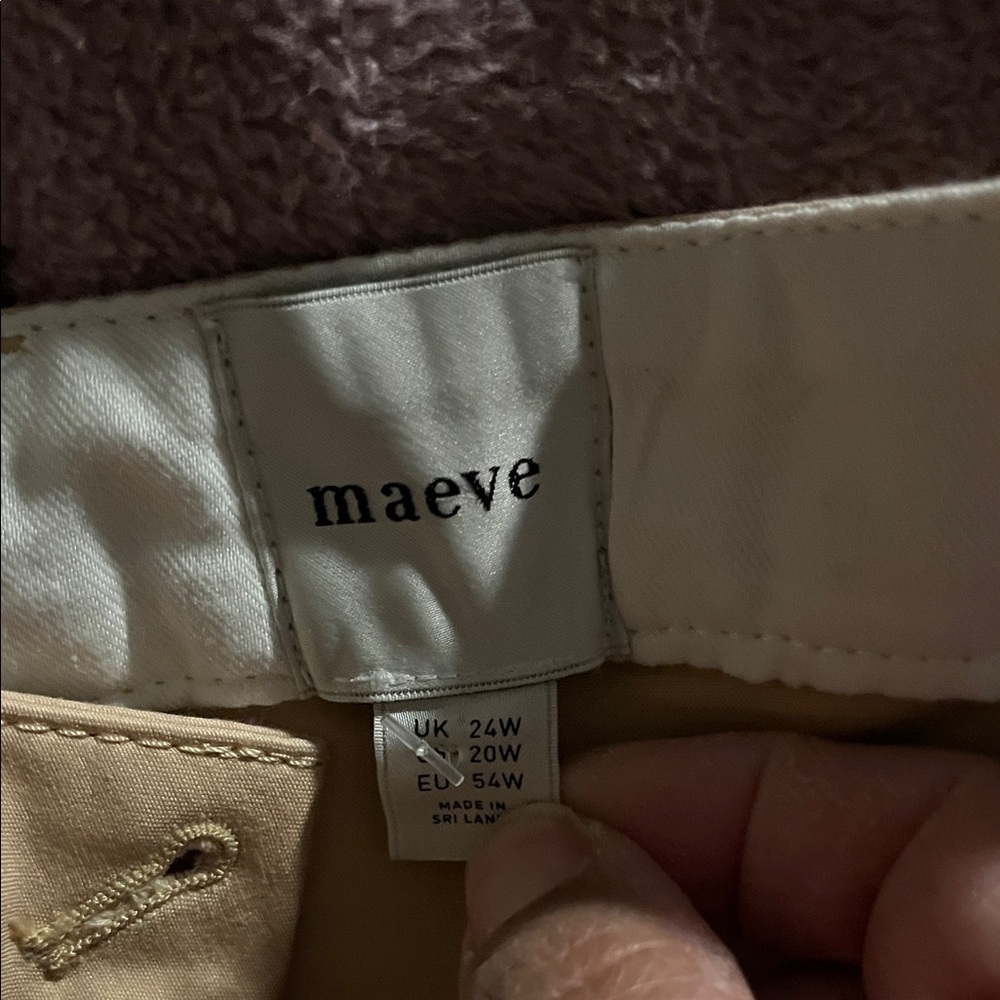 Maeve Cream Trousers